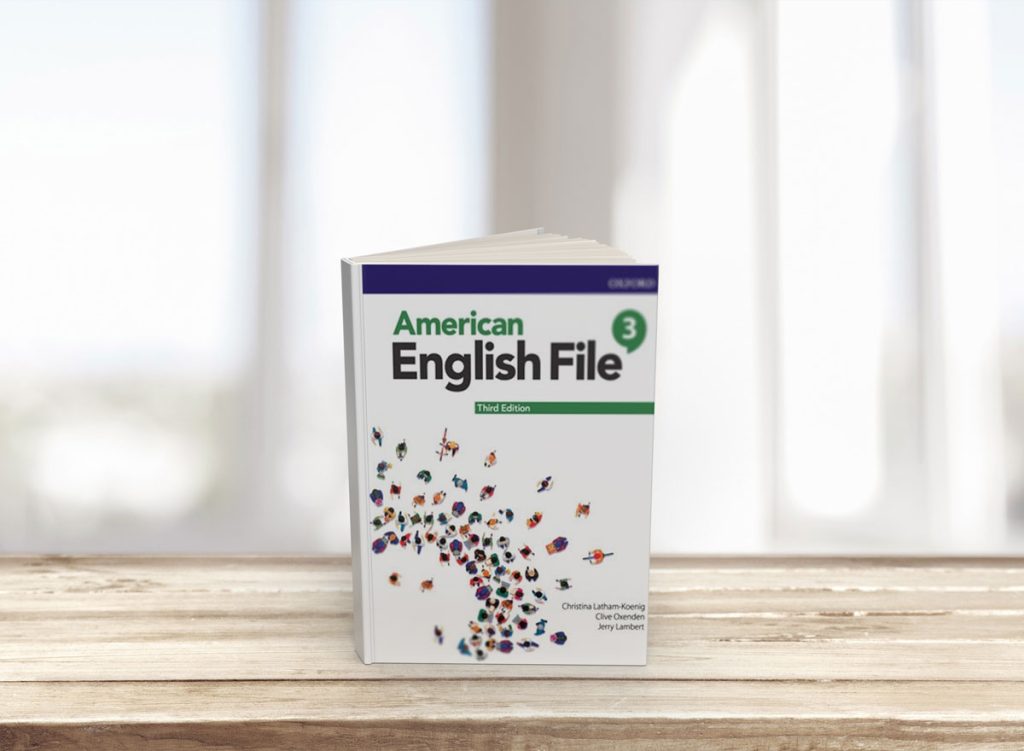 کتاب american english file 3 و خرید کتاب زبان american english file 3 ویرایش سوم و قیمت و خرید کتاب آموزش زبان انگلیسی american english file 3 third edition - تقویت لهجه با کتاب American English File 3