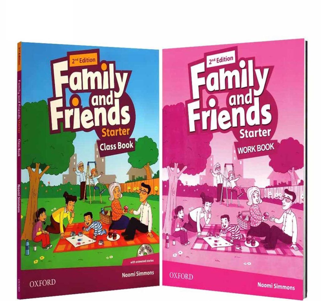 کتاب زبان family and friends starter و کتاب کار زبان family and friends starter و سوالات کتاب family and friends starter و خرید کتاب Family and Friends Starter - ساختار و محتوای درسی کتاب Family and Friends Starter