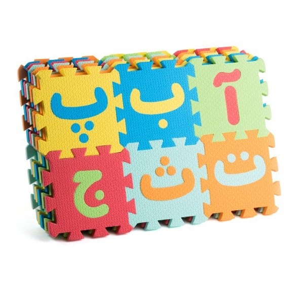 بازی فکری بافوم کف پوش حروف و اعداد فارسی (متوسط )