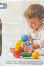 بازی فکری palymagnet  گیگا مگ 6 قطعه (راد و گوی آهنربایی)